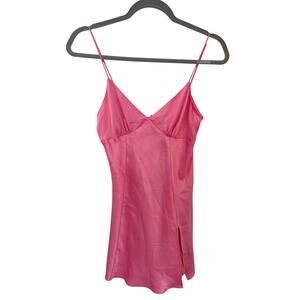 La Senza Y2K Bubblegum Pink Baby Doll Slip Dress Size Small